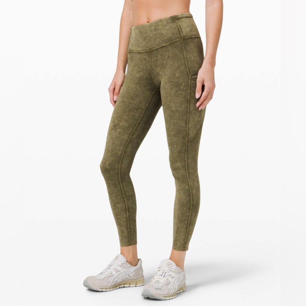 Lululemon Fast and Free High Rise Tight 25" *Ice Dye 4